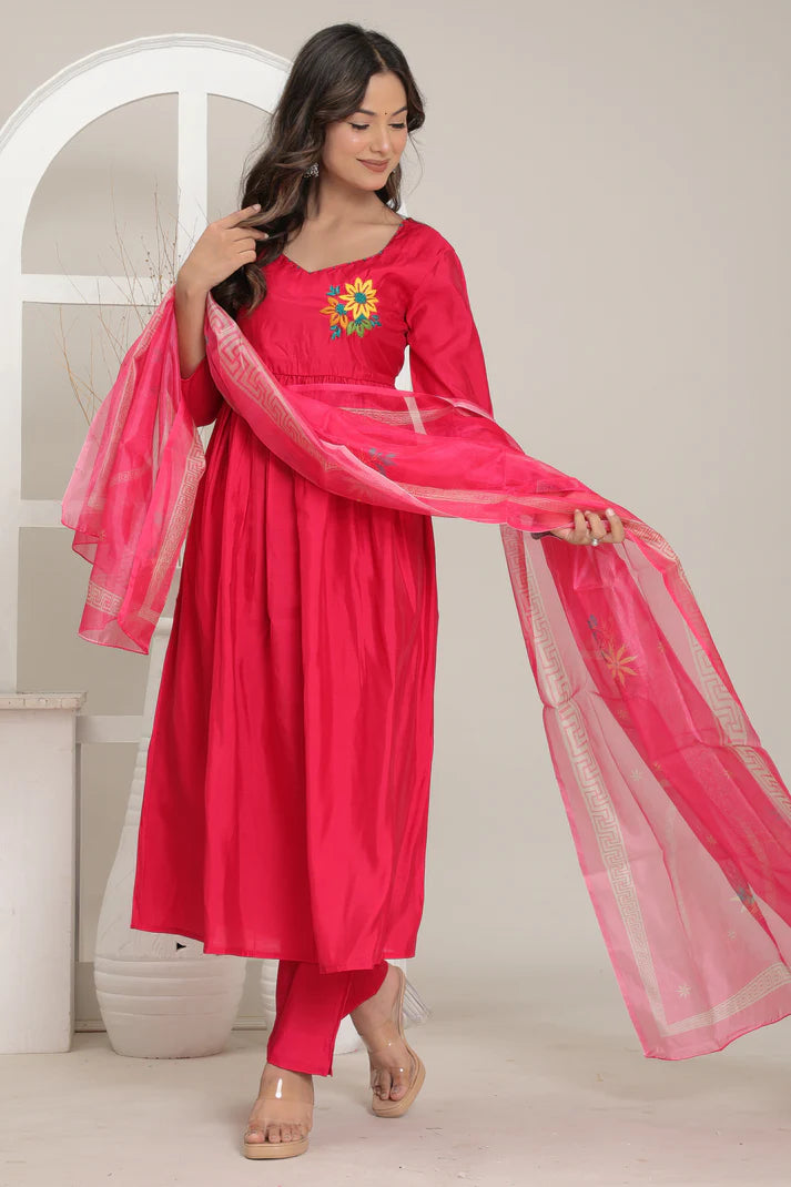 Gulab Tara Anarkali Set