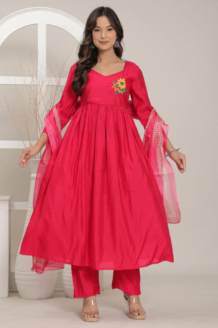 Gulab Tara Anarkali Set