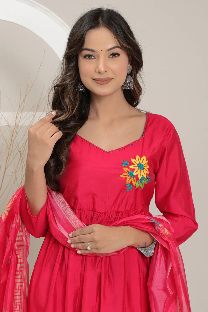 Gulab Tara Anarkali Set