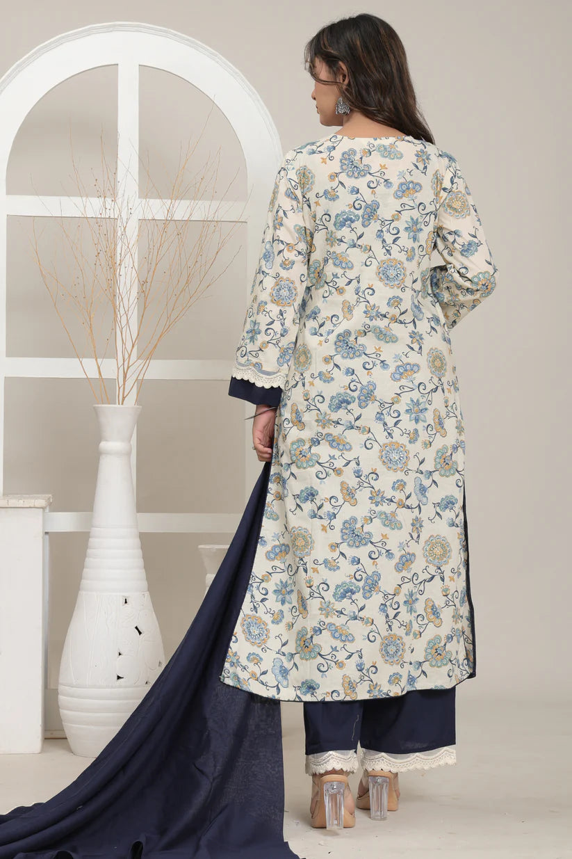 Noor-E-Nil Kurta Set