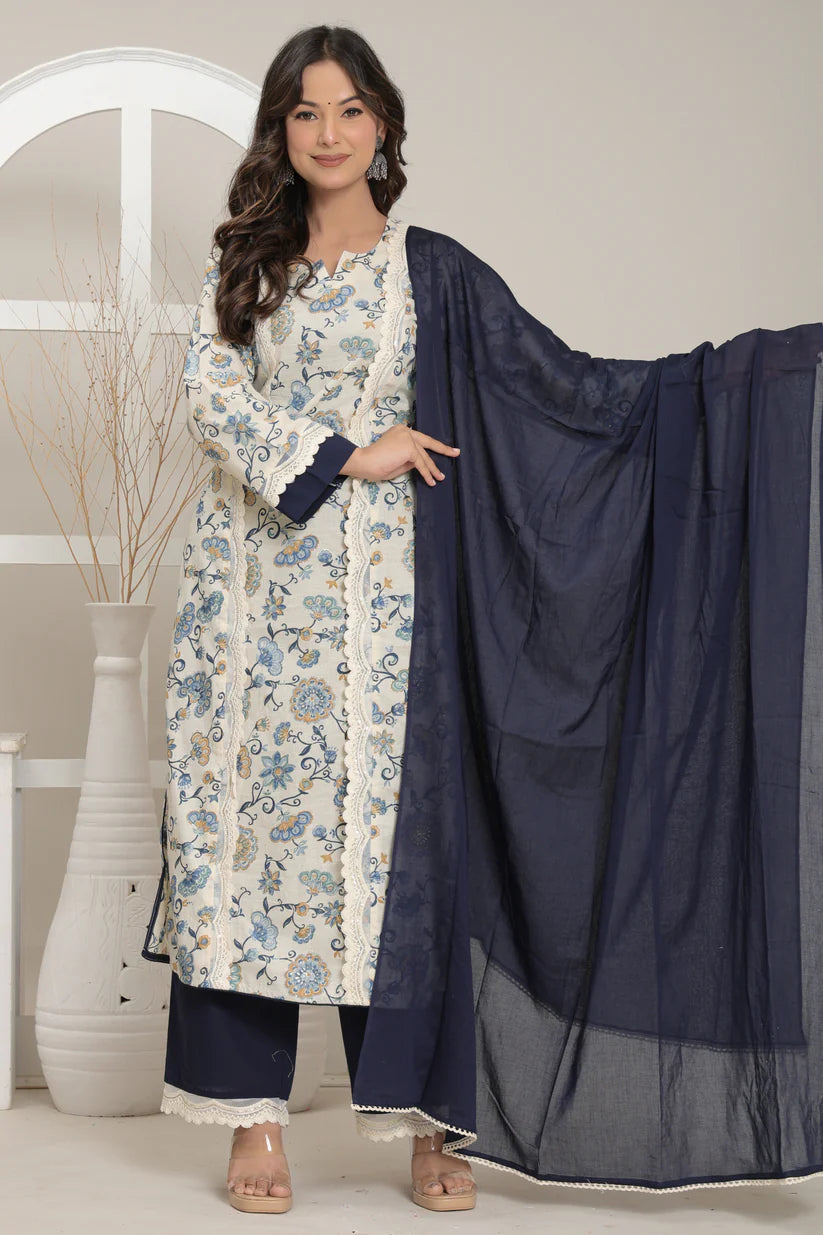 Noor-E-Nil Kurta Set