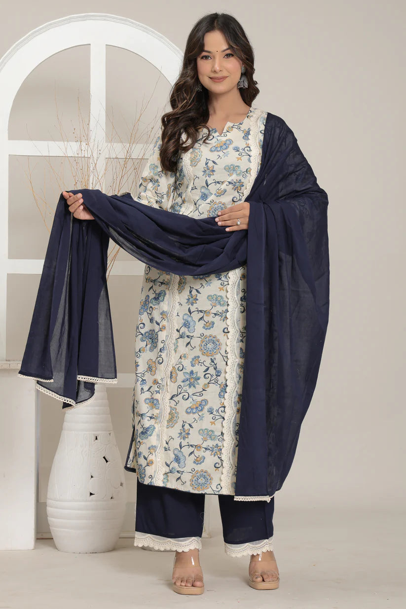 Noor-E-Nil Kurta Set