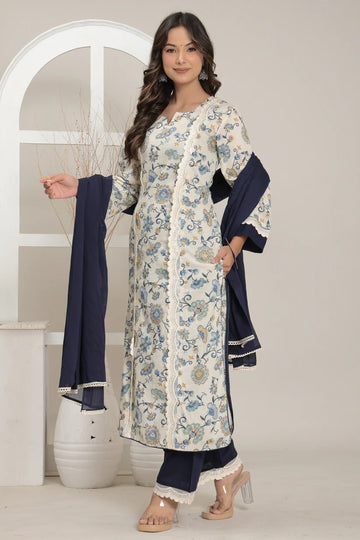 Noor-E-Nil Kurta Set