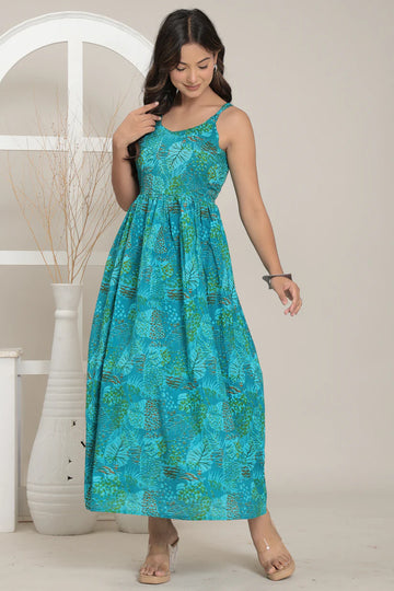 Tropical Teal Breeze Dress