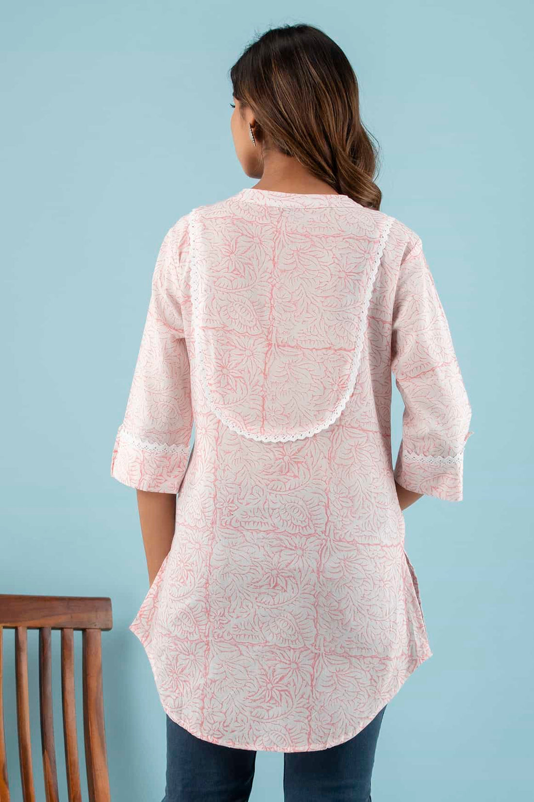 DIANA - Handblock Printed Cotton Top
