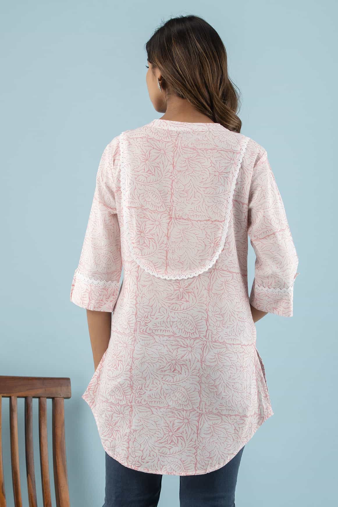 DIANA - Handblock Printed Cotton Top