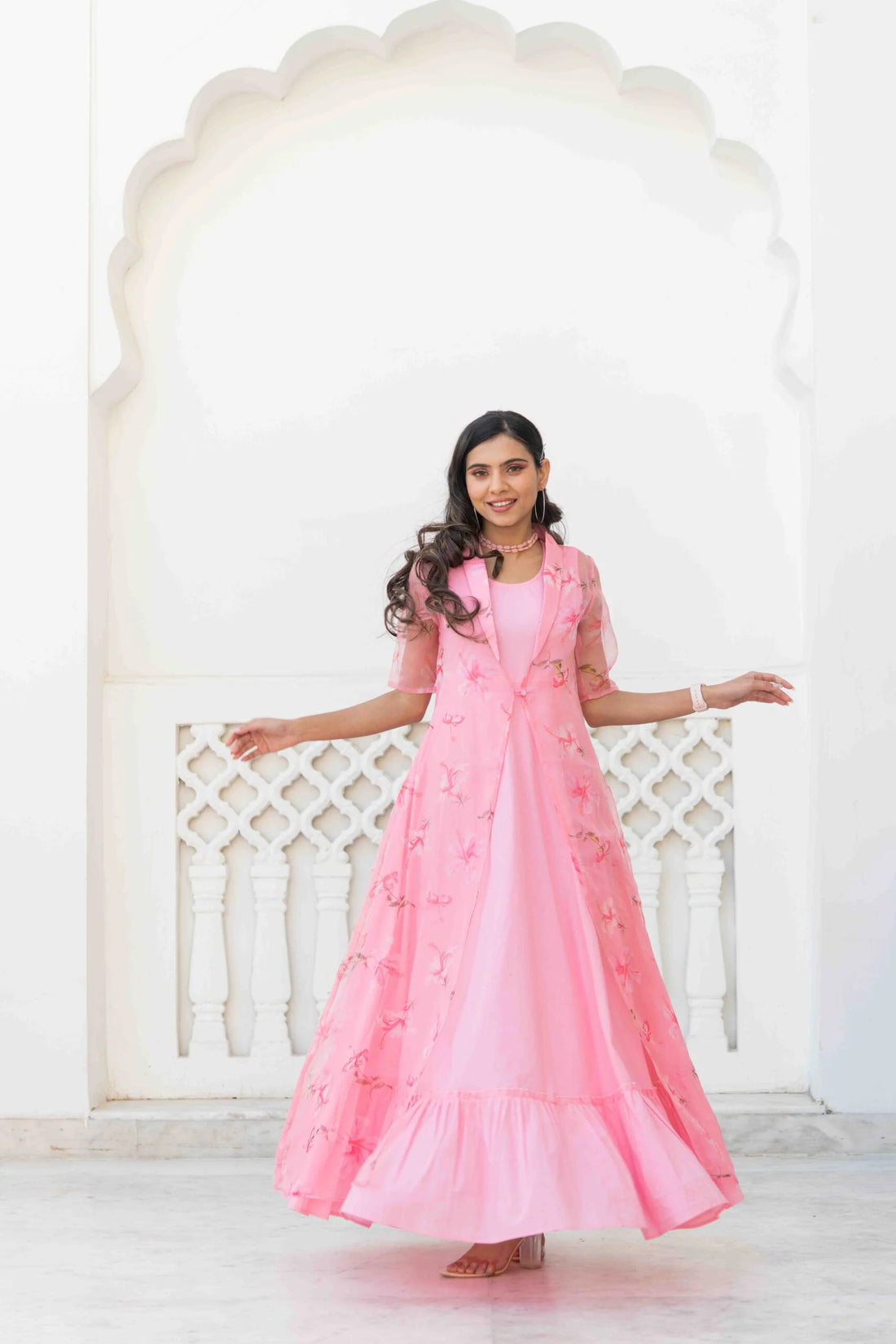 BOUGAINVILLEA - Jacket Gown Set