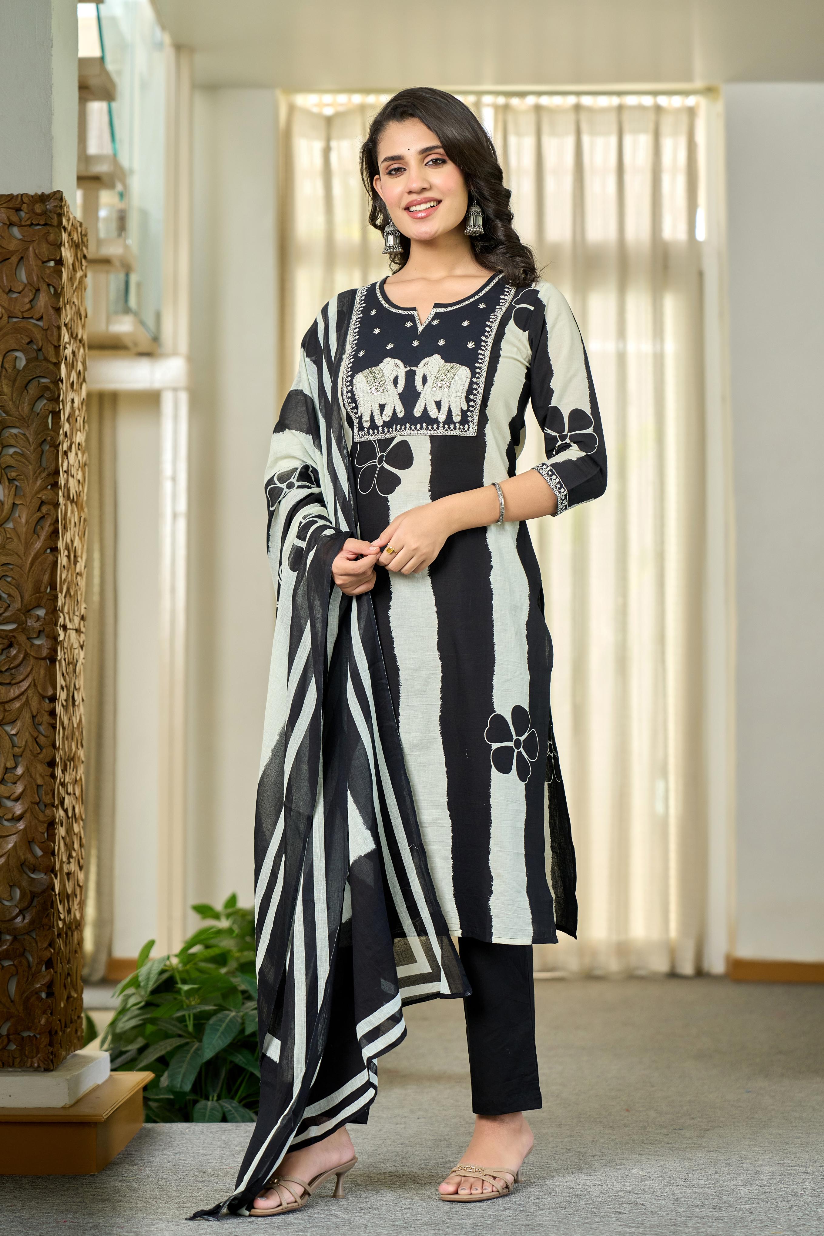 Black Royal Stripe