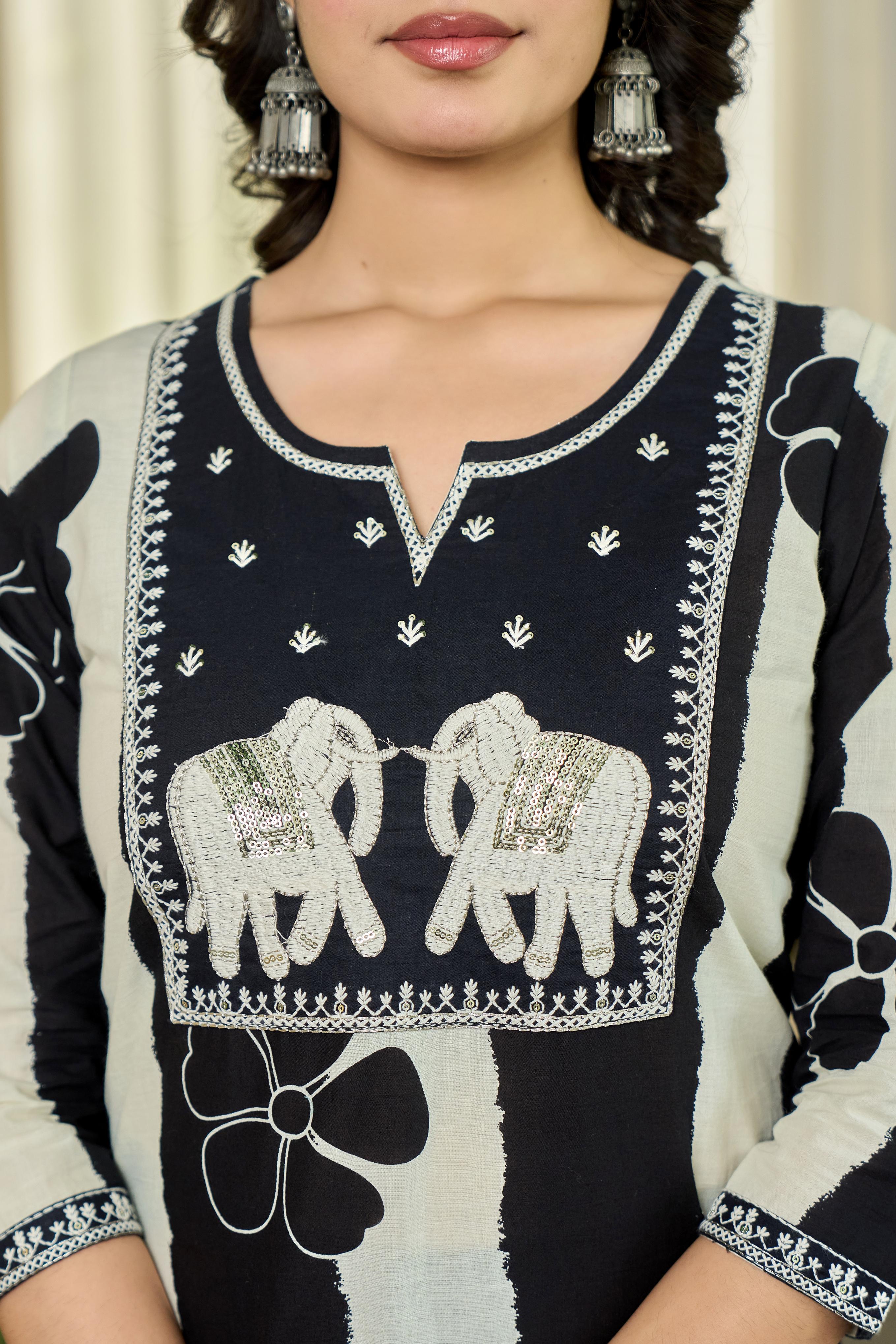 Black Royal Stripe