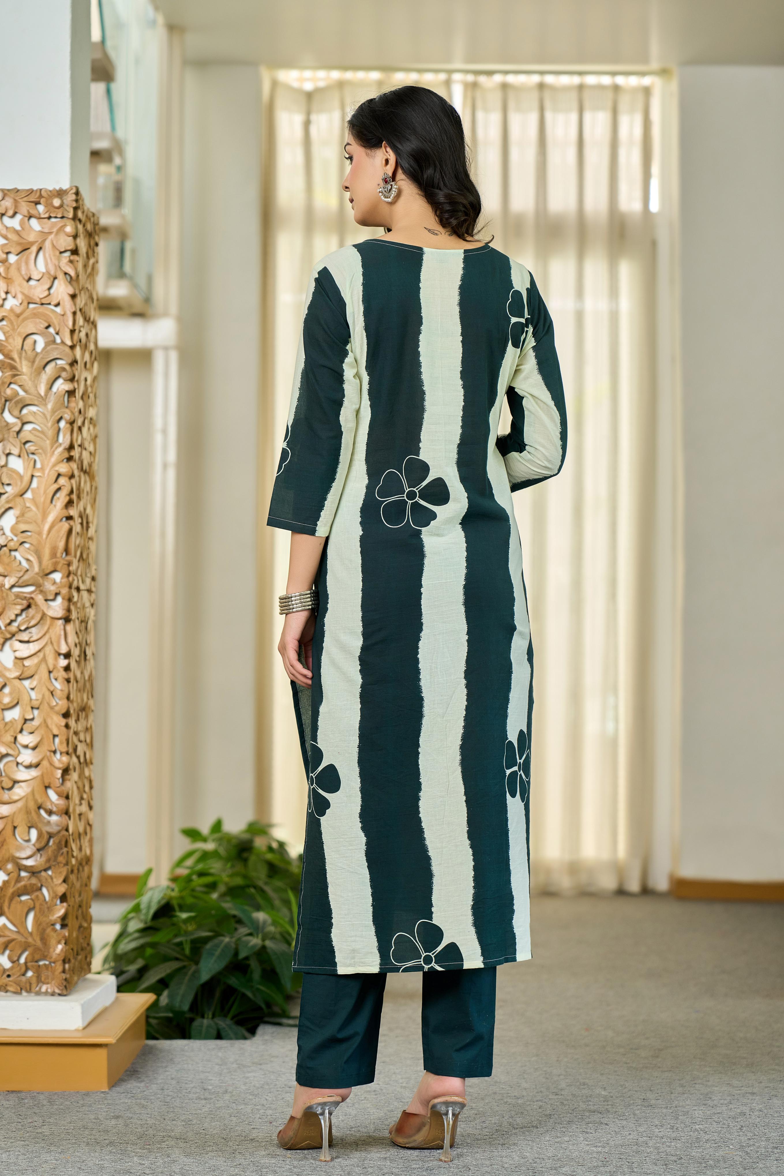 Emerald Royal Stripes