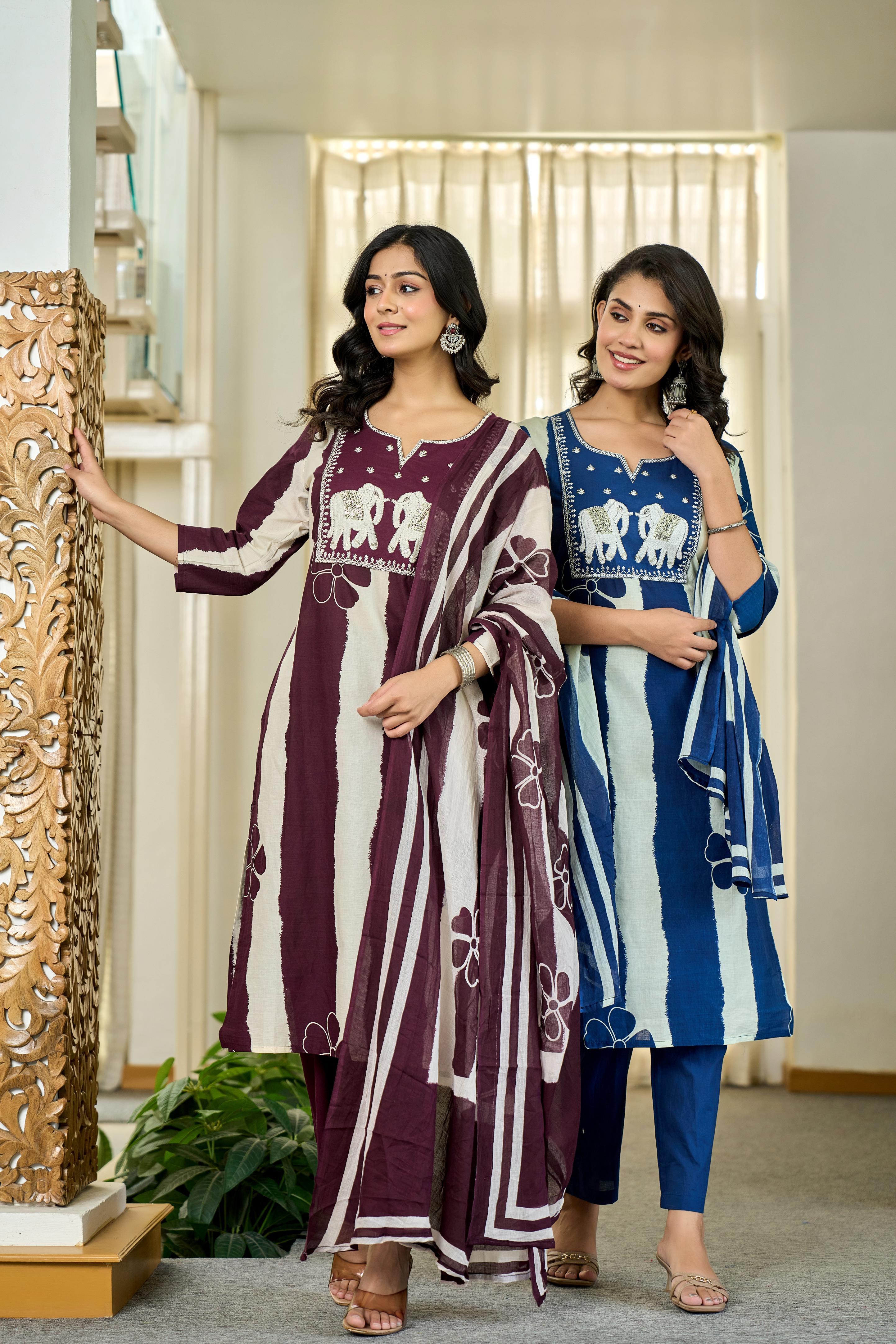 Maroon Royal Stripe