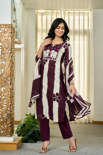 Maroon Royal Stripe