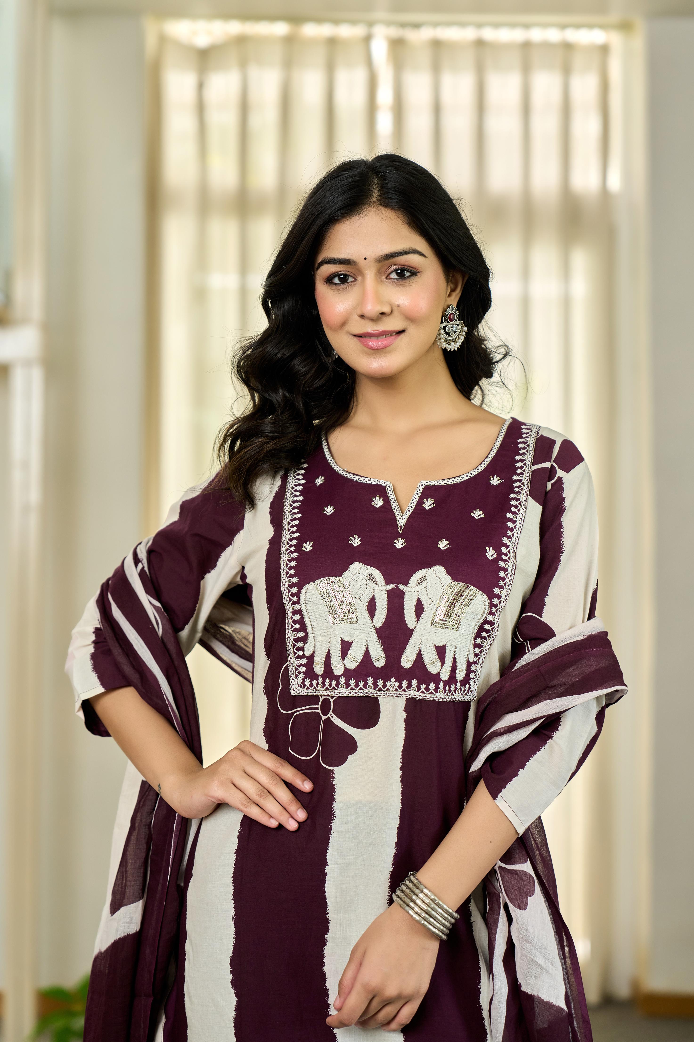 Maroon Royal Stripe