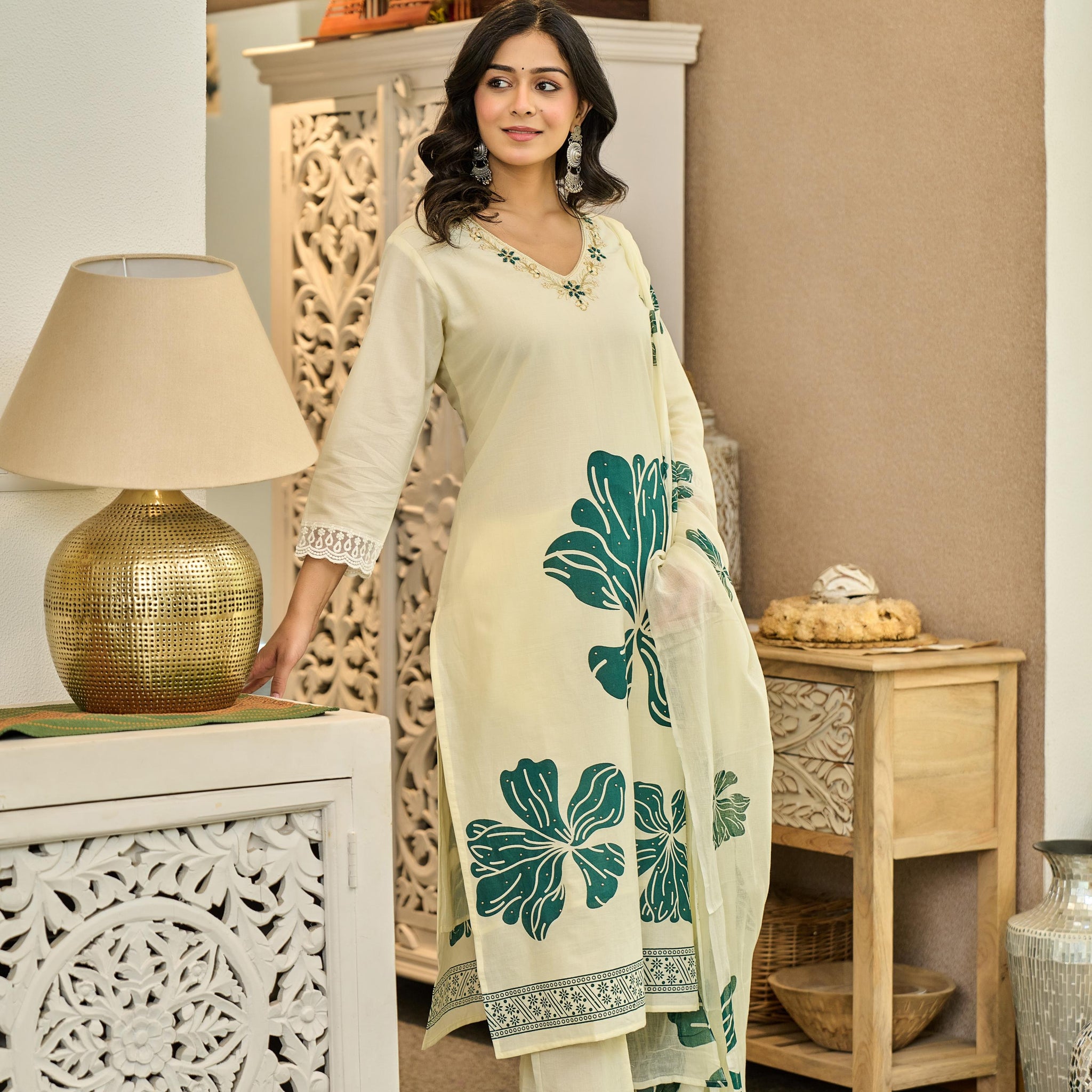 Verdovia 🌿 -  Pure Cotton Kurta Set