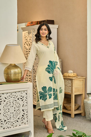 Verdovia 🌿 -  Pure Cotton Kurta Set