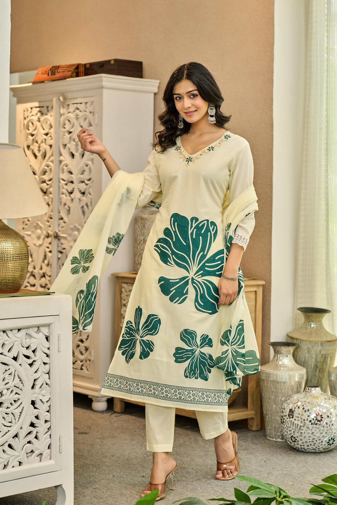 Verdovia 🌿 -  Pure Cotton Kurta Set