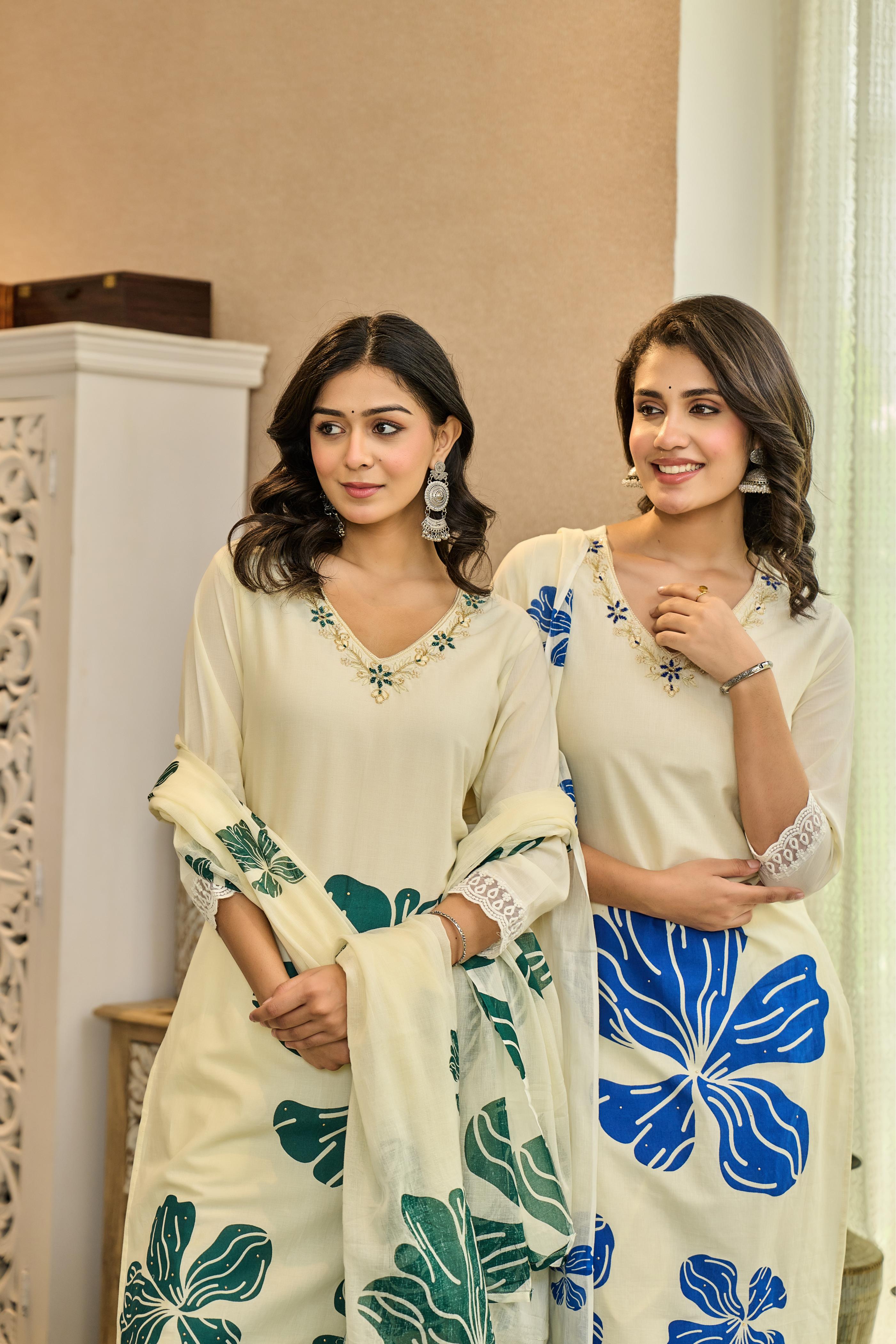 Verdovia 🌿 -  Pure Cotton Kurta Set
