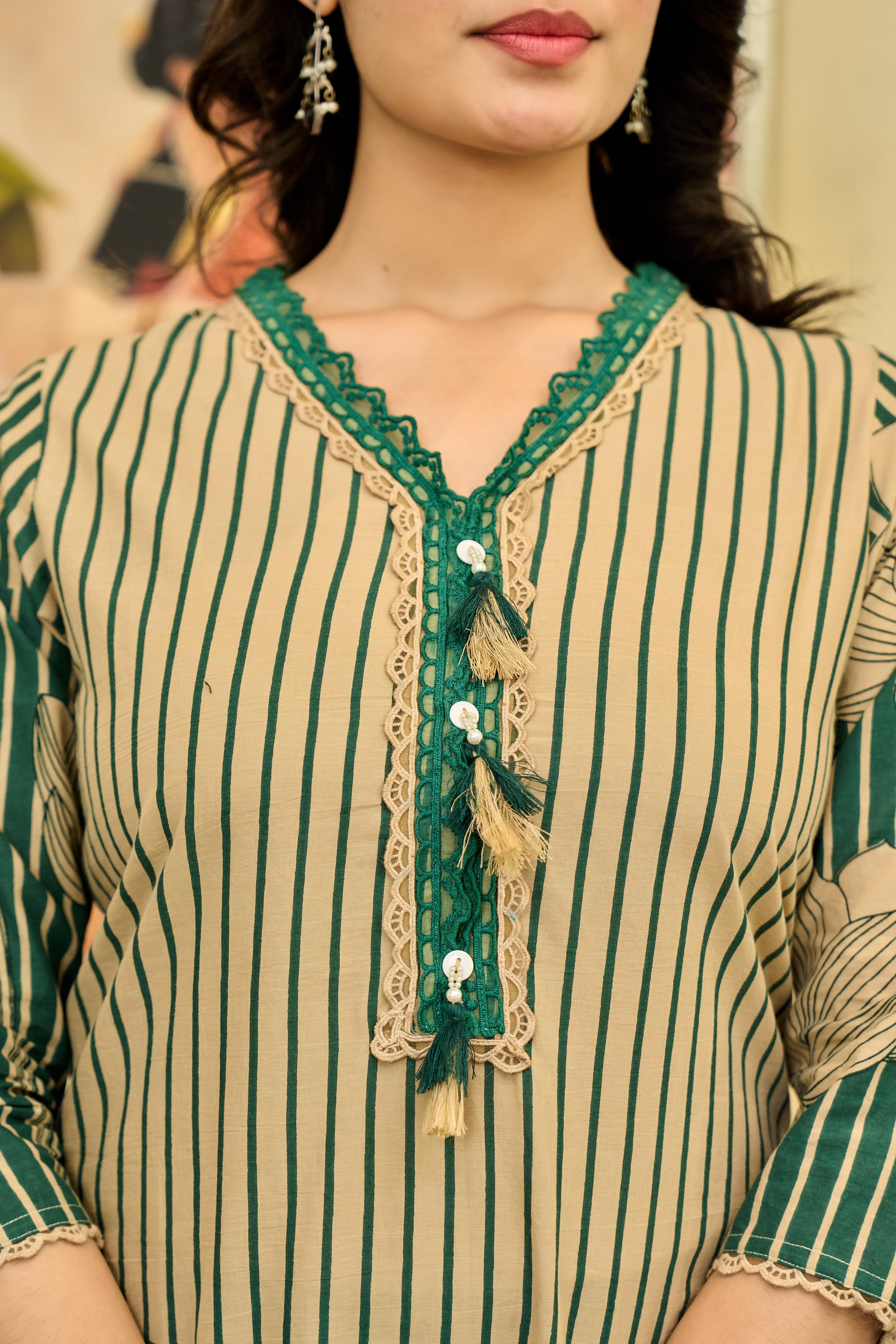 🍃 Lotus Grace – Premium Cotton Embroidery Set