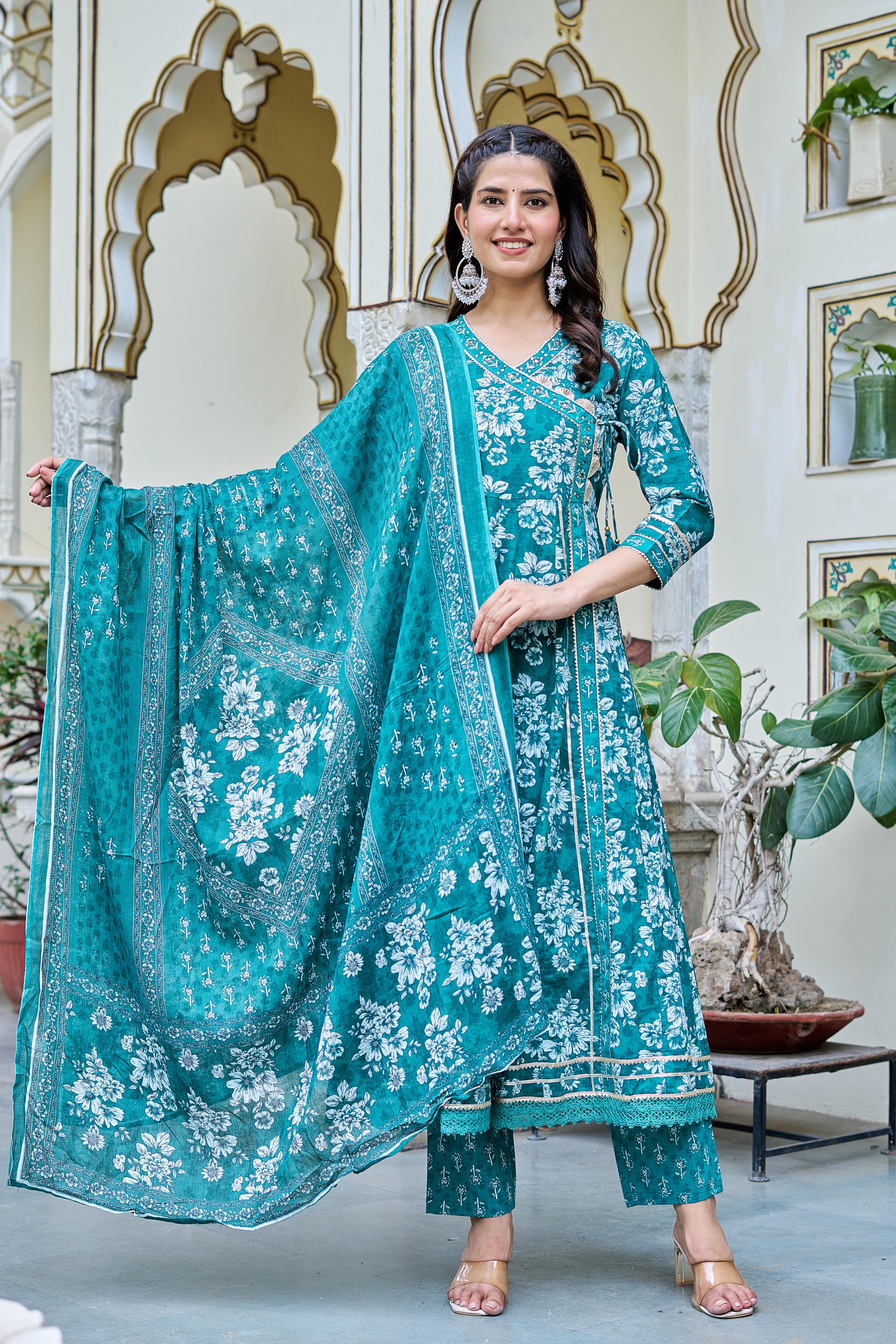 Teal Grace Suit Set