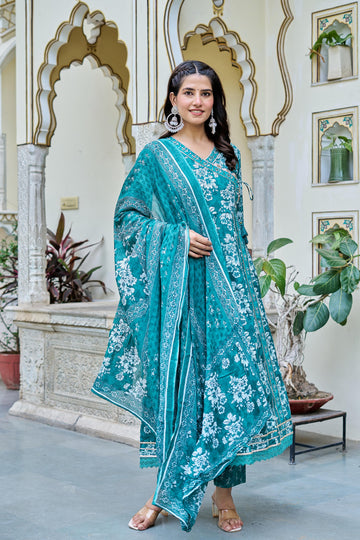 Teal Grace Suit Set