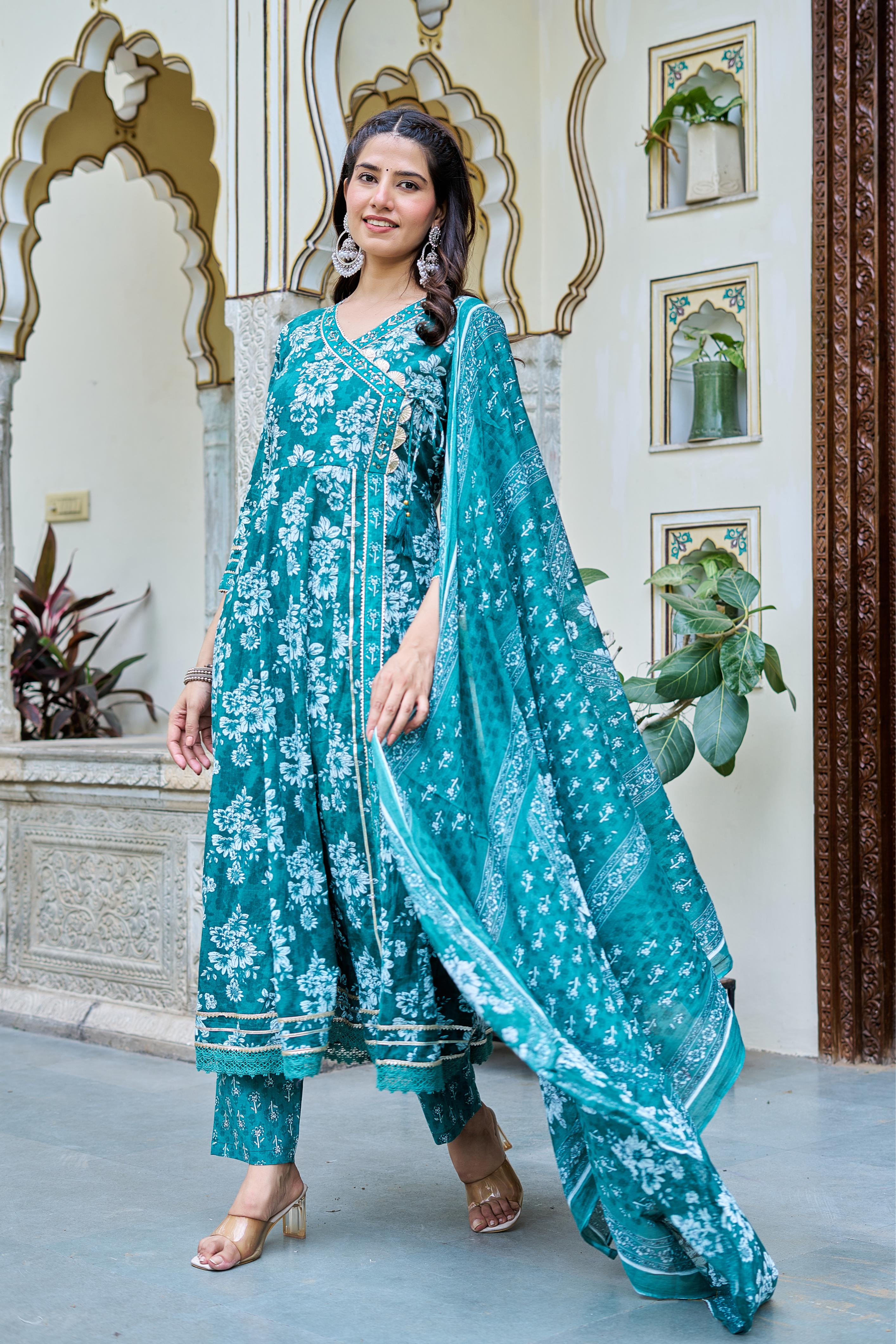 Teal Grace Suit Set