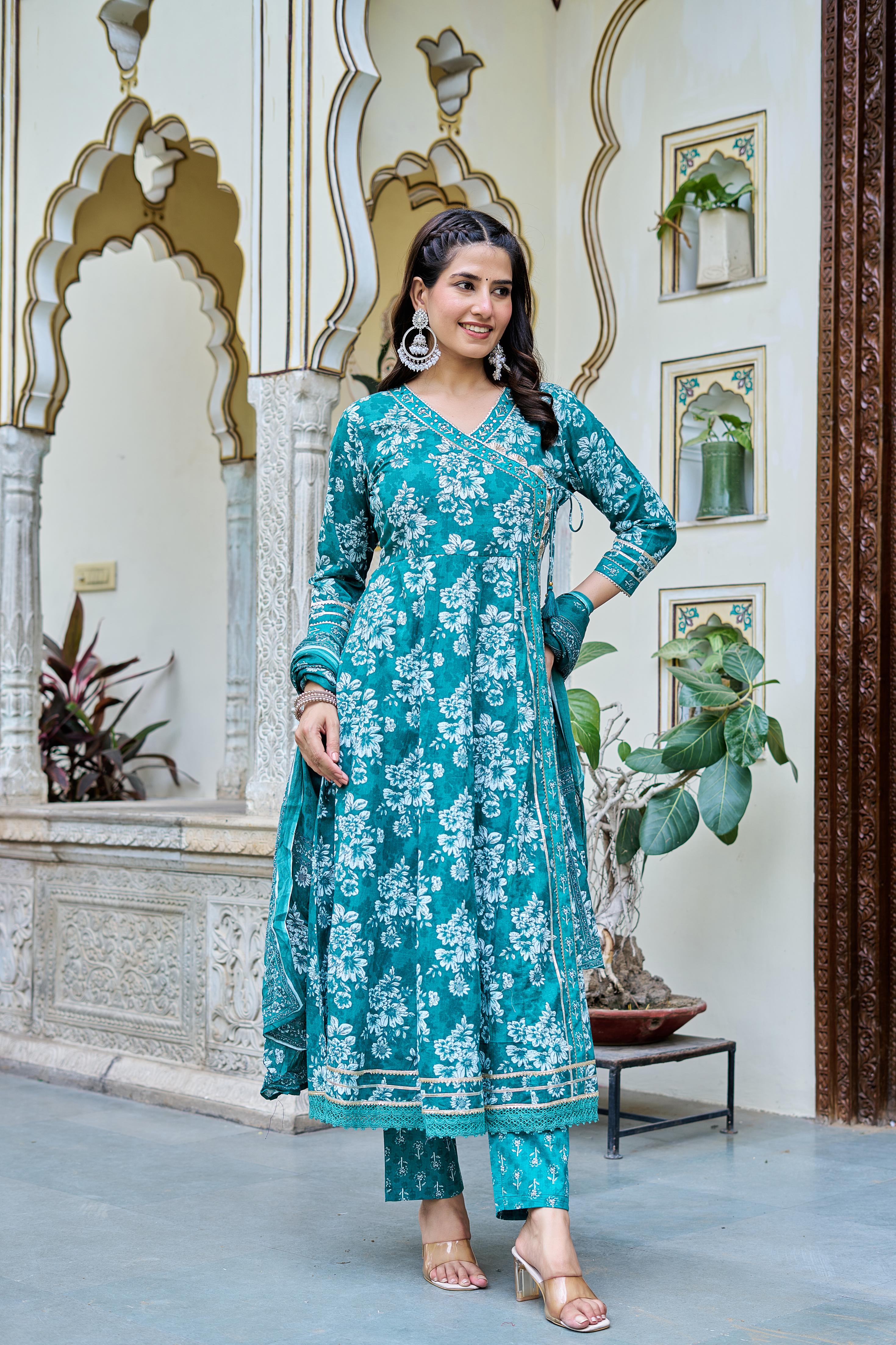 Teal Grace Suit Set