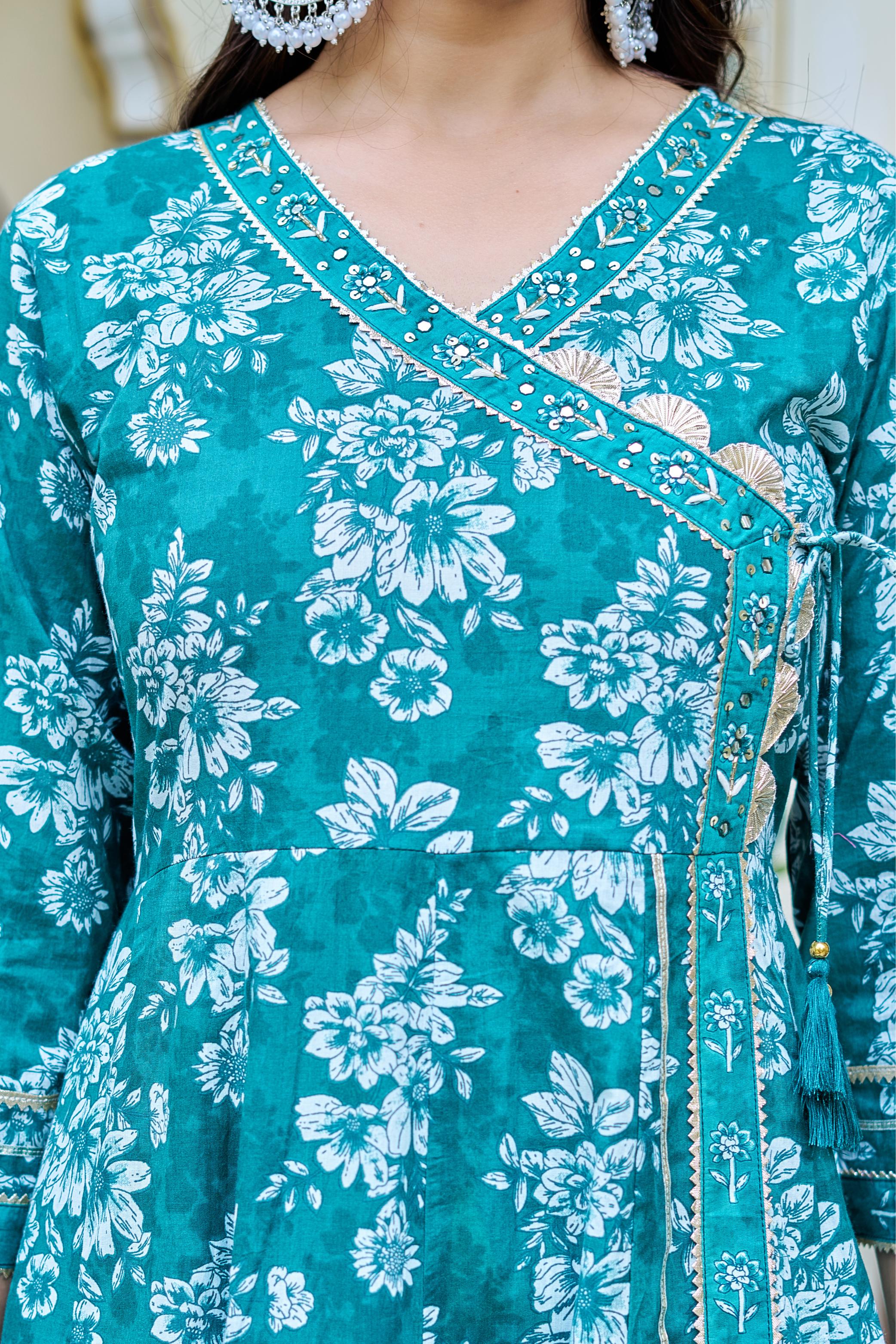 Teal Grace Suit Set
