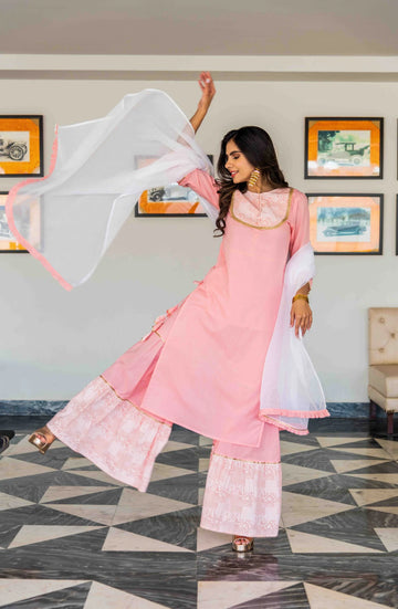AZALEA - TIERED SHARARA SET