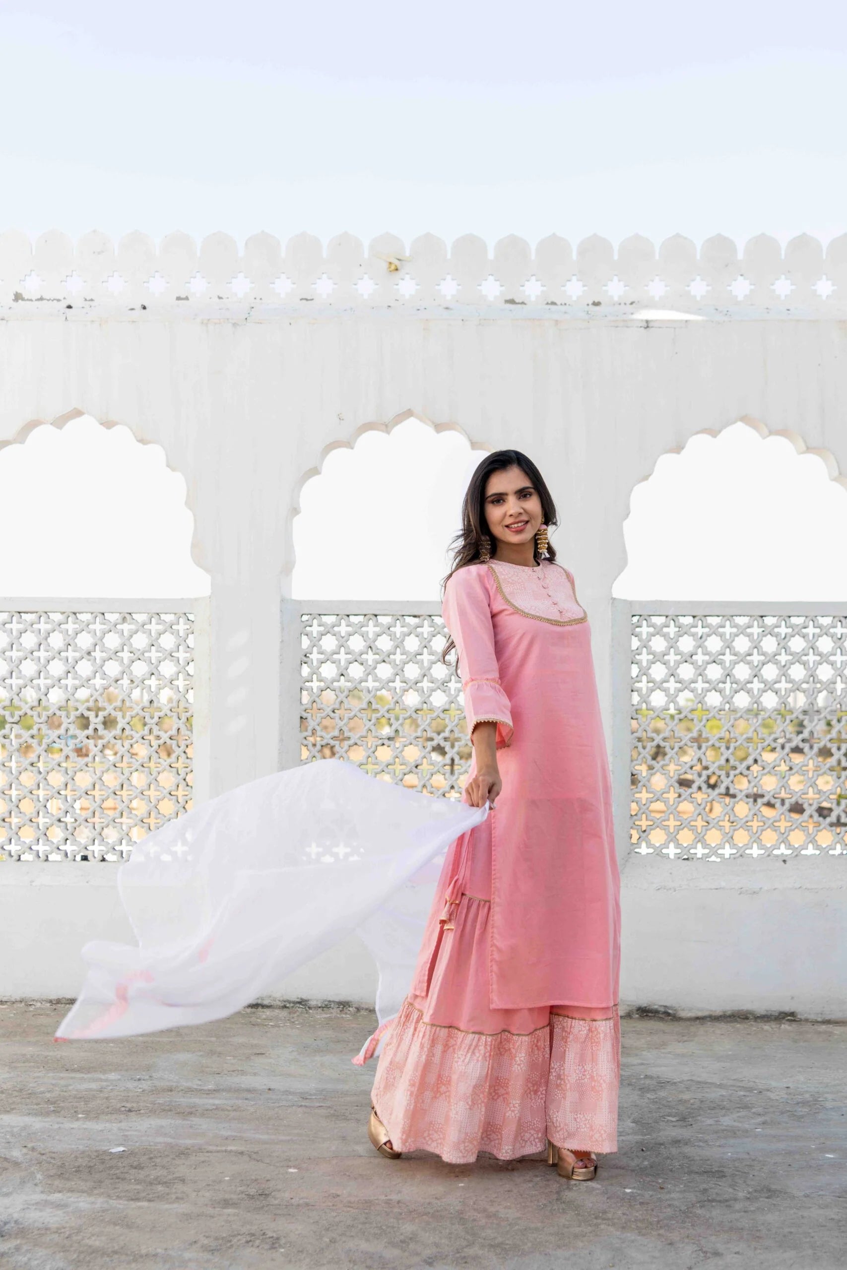 AZALEA - TIERED SHARARA SET