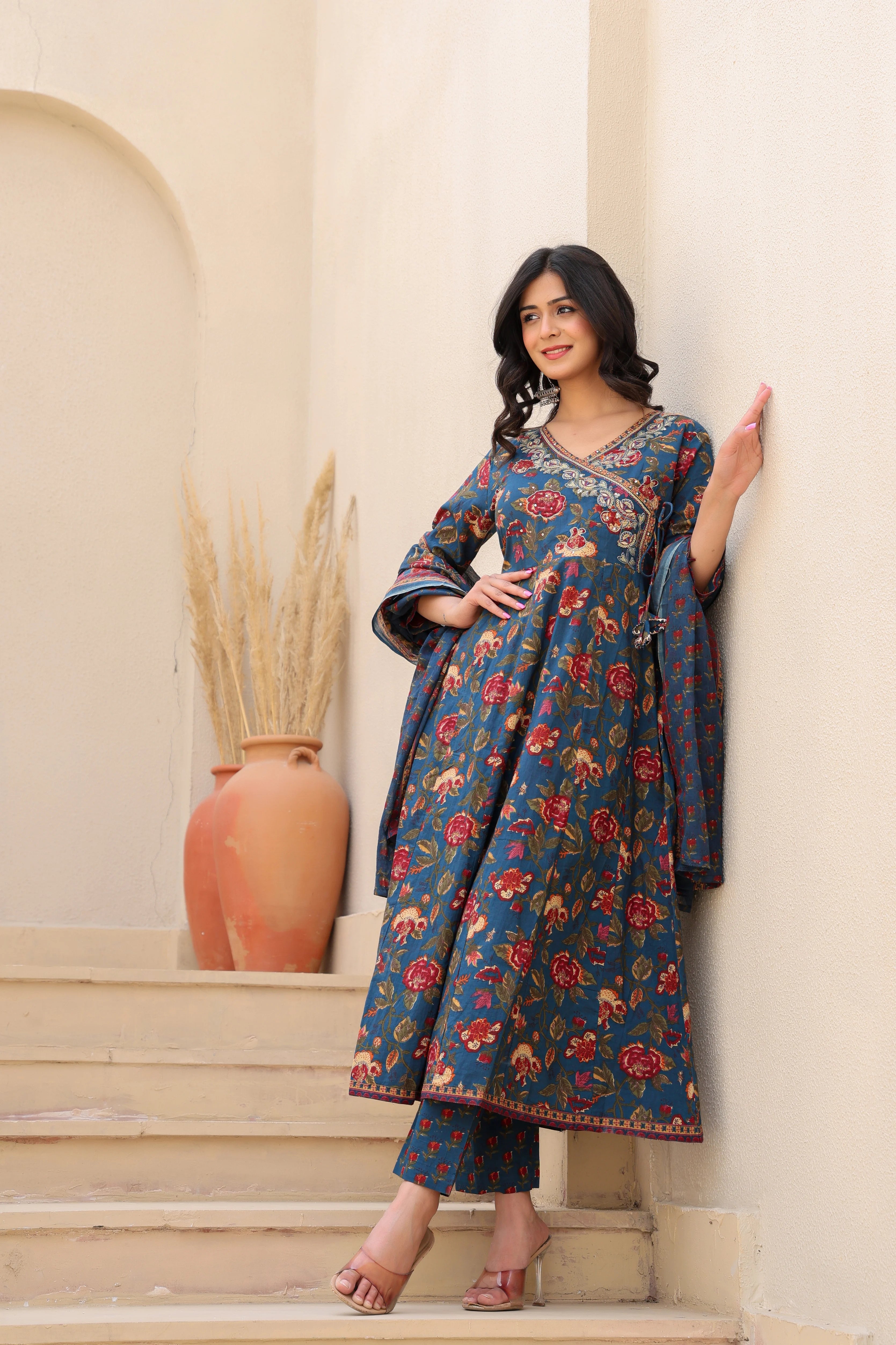 Riwaaz:- Anarkali Set with Dupatta