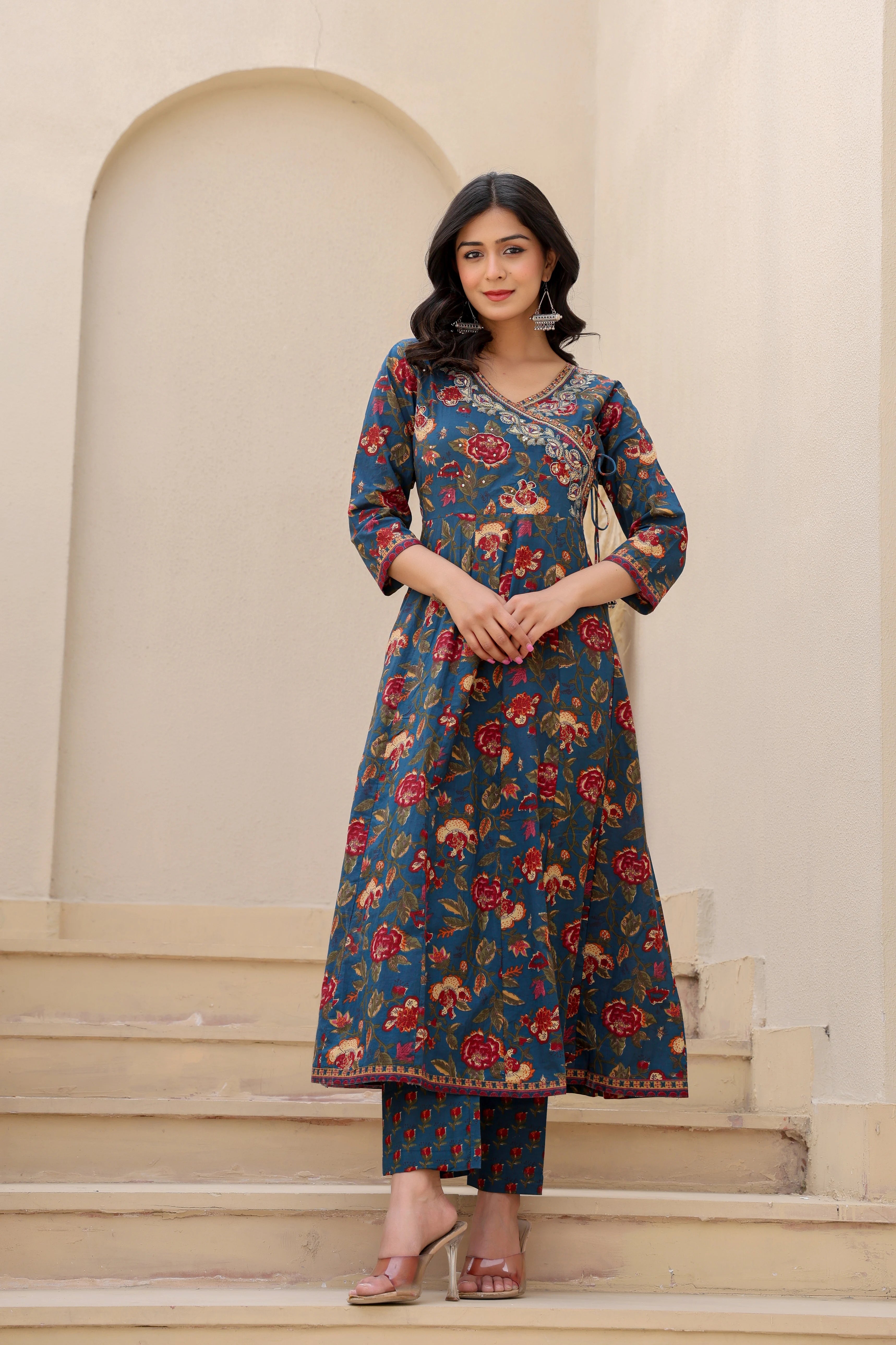 Riwaaz:- Anarkali Set with Dupatta