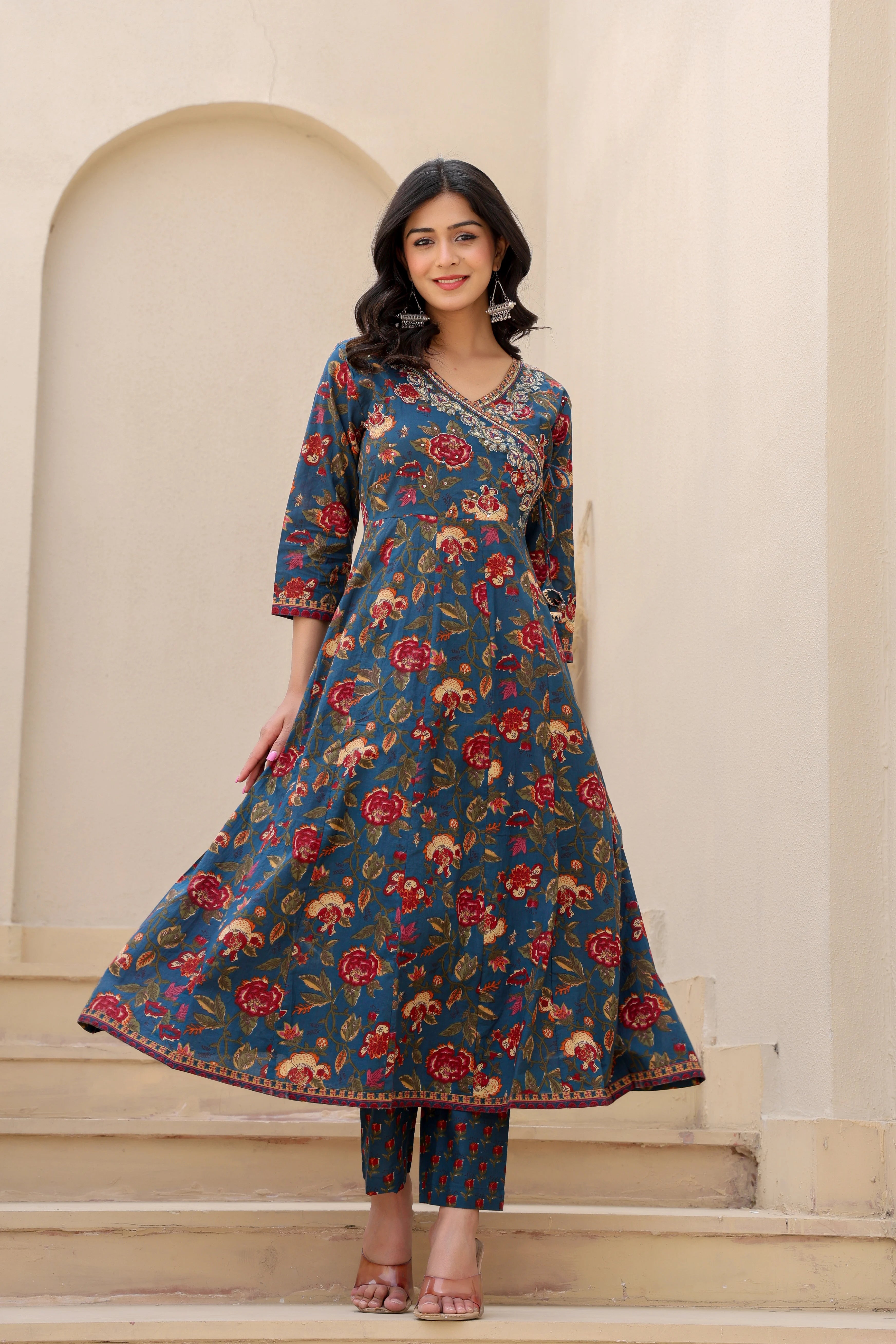 Riwaaz:- Anarkali Set with Dupatta
